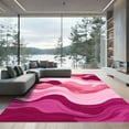 thumbnail image 1 of ODIKA 2'x3' Machine Washable Non-Slip Area Rug, Abstract Pink High Traffic Rug, Pink, 1049751, 1 of 7