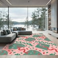 thumbnail image 1 of ODIKA 2'x3' Machine Washable Non-Slip Area Rug, Abstract Pink High Traffic Rug, Pink, 1173883, 1 of 7