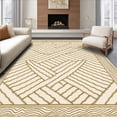 thumbnail image 1 of ODIKA 2'x3' Machine Washable Non-Slip Area Rug, Braided Cable Knot with Twisted Rope High Traffic Rug, Beige, 661144, 1 of 7