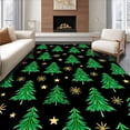 thumbnail image 1 of ODIKA 2'x3' Machine Washable Non-Slip Area Rug, Christmas Tree Pine Forest Latch Hook Cushion Kit Evergreen Design High Traffic Rug, Green, 644935, 1 of 7