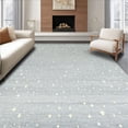 thumbnail image 1 of ODIKA 2'x3' Machine Washable Non-Slip Area Rug, Celestial Grey Comfort Twinkling Starry Dreamland Floor Cover High Traffic Rug with Pad, Gray, 108542, 1 of 8
