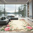 thumbnail image 1 of ODIKA 2'x3' Machine Washable Non-Slip Area Rug, Cottagecore Pink High Traffic Rug, Pink, 1082519, 1 of 7