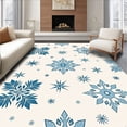 thumbnail image 1 of ODIKA 2'x3' Machine Washable Non-Slip Area Rug, Crystal Enchanted Celebration Welcoming Statement High Traffic Rug, Blue, 655819, 1 of 7