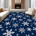 thumbnail image 1 of ODIKA 2'x3' Machine Washable Non-Slip Area Rug, Enchanted Frosty Wonderland Magical High Traffic Rug, Blue, 606852, 1 of 7