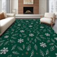 thumbnail image 1 of ODIKA 2'x3' Machine Washable Non-Slip Area Rug, Festive Joyful Wonderland Hallway Decoration Xmas Accent High Traffic Rug, Green, 607685, 1 of 7