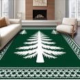 thumbnail image 1 of ODIKA 2'x3' Machine Washable Non-Slip Area Rug, Festive Pine Tree Latch Hook Kit DIY Crochet Needlework Embroidery Project High Traffic Rug with Pad, Green, 731401, 1 of 8