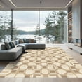 thumbnail image 1 of ODIKA 2x3 Machine Washable Non-Slip Area Rug, Geometric Beige High Traffic Rug, Beige, 1045718, 1 of 7