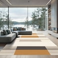 thumbnail image 1 of ODIKA 2'x3' Machine Washable Non-Slip Area Rug, Geometric Beige High Traffic Rug, Beige, 1085656, 1 of 7