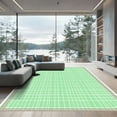 thumbnail image 1 of ODIKA 2'x3' Machine Washable Non-Slip Area Rug, Geometric Light Green High Traffic Rug, Green, 1025121, 1 of 7