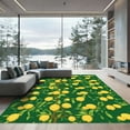 thumbnail image 1 of ODIKA 2'x3' Machine Washable Non-Slip Area Rug, Graphic Green High Traffic Rug, Green, 1052060, 1 of 7