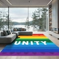 thumbnail image 1 of ODIKA 2x3 Machine Washable Non-Slip Area Rug, Graphic Multicolor High Traffic Rug with Pad, Red, 1053352, 1 of 8