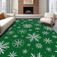 thumbnail image 1 of ODIKA 2'x3' Machine Washable Non-Slip Area Rug, Hearth Seasonal Accent High Traffic Rug, Green, 610262, 1 of 7