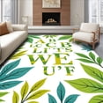 thumbnail image 1 of ODIKA 2'x3' Machine Washable Non-Slip Area Rug, Interactive Learning Crawl Featuring Phonics Jungle Safari High Traffic Rug, Green, 699663, 1 of 7