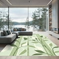 thumbnail image 1 of ODIKA 2'x3' Machine Washable Non-Slip Area Rug, Japanese Mint Green High Traffic Rug, Green, 1044989, 1 of 7