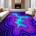 thumbnail image 1 of ODIKA 2'x3' Machine Washable Non-Slip Area Rug, Magical Cascade Plush Celestial Fantasy High Traffic Rug, Purple, 498634, 1 of 7
