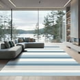 thumbnail image 1 of ODIKA 2'x3' Machine Washable Non-Slip Area Rug, Modern Blue High Traffic Rug, Blue, 1051532, 1 of 7