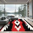 thumbnail image 1 of ODIKA 2'x3' Machine Washable Non-Slip Area Rug, Southwestern Red High Traffic Rug, Red, 1019567, 1 of 7