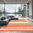 thumbnail image 1 of ODIKA 2'x3' Machine Washable Non-Slip Area Rug, Southwestern Terracotta High Traffic Rug, Orange, 1085821, 1 of 7