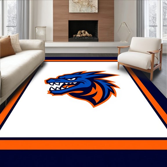 ODIKA 2'x3' Machine Washable Non-Slip Area Rug, Stadium Memorabilia Collector Edition Novelty Display High Traffic Rug, Blue, 670449