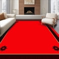 thumbnail image 1 of ODIKA 2'x3' Machine Washable Non-Slip Area Rug, Walk Fame Glamour Strip Ceremonial Passage High Traffic Rug, Red, 601802, 1 of 7