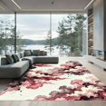 thumbnail image 1 of ODIKA 2'x3' Machine Washable Non-Slip Area Rug, Watercolor Dusty Pink High Traffic Rug, Pink, 1162068, 1 of 7