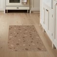 thumbnail image 1 of ODIKA 3'x5' Tan Beige Scattered Pebble Stone Abstract Washable Area Rug Modern Dotted Speckled Contemporary Design for Hallway, Laundry Room, Non-Slip, Flatweave, Easy Care, 1 of 7