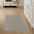 thumbnail image 1 of ODIKA 3'x5' Warm Taupe Floral Medallion Geometric Washable Accent Rug Classic Botanical Motifs with Interlocking Diamond for Bedside, Nursery Room, Pet Friendly & Non-Shedding, 1 of 7
