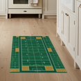 thumbnail image 1 of ODIKA 3'x5' Washable Accent Rug Football Field Layout Kickoff Lines Championship Footaball Doormat for Bedside, Nursery Room, Pet Friendly & Non-Shedding, 1 of 7