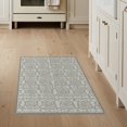 thumbnail image 1 of ODIKA 3'x5' Washable Accent Rug Pet Friendly, Non-Shedding Mat Abstract Boho Interlocking Galaxy Muted Contemporary Decorative for Bedside, Nursery Room, 1 of 7