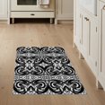 thumbnail image 1 of ODIKA 3'x5' Washable Accent Rug Snake Serpent Retro Aesthetic Coiled Repeat Motif Bold Reptile for Bedside, Nursery Room, Pet Friendly & Non-Shedding, 1 of 7