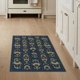 thumbnail image 1 of ODIKA 3'x5' Washable Area Rug Baseball Field Playbook With Athletic Arrows And Stadium Marks for Hallway, Laundry Room, Non-Slip, Flatweave, Easy Care, 1 of 7