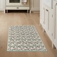 thumbnail image 1 of ODIKA 3'x5' Washable Area Rug Non-Slip, Flatweave, Easy Care Cherry Botanical Fruit Sprig Repeat Flowers Door Clusters Cherries Flowing for Hallway, Laundry Room, 1 of 7