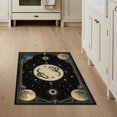 thumbnail image 1 of ODIKA 3'x5' Washable Area Rug Non-Slip, Flatweave, Easy Care Gothic Whimsy Snake Whimsical Witchy Tattoo Bathroom Goth Door for Hallway, Laundry Room, 1 of 7