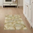 thumbnail image 1 of ODIKA 3'x5' Washable Throw Rug Abstract Key Effect Greek Border Interlocking Fragment for Entryway, Kitchen, Mudroom, Stain Resistant, Low Profile, Non-Slip, 1 of 7