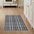 thumbnail image 1 of ODIKA 3'x5' Washable Throw Rug Door Plaid Welcome Gingham Checkered Bold Diagonal Tartan Front for Entryway, Kitchen, Mudroom, Stain Resistant, Low Profile, Non-Slip, 1 of 7