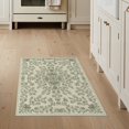 thumbnail image 1 of ODIKA 3'x5' Washable Throw Rug Stain Resistant, Low Profile, Non-Slip Entry Boho Vine Border Sprig Botanical Trailing Sprigs Welcome Door Flowing for Entryway, Kitchen, Mudroom, 1 of 7