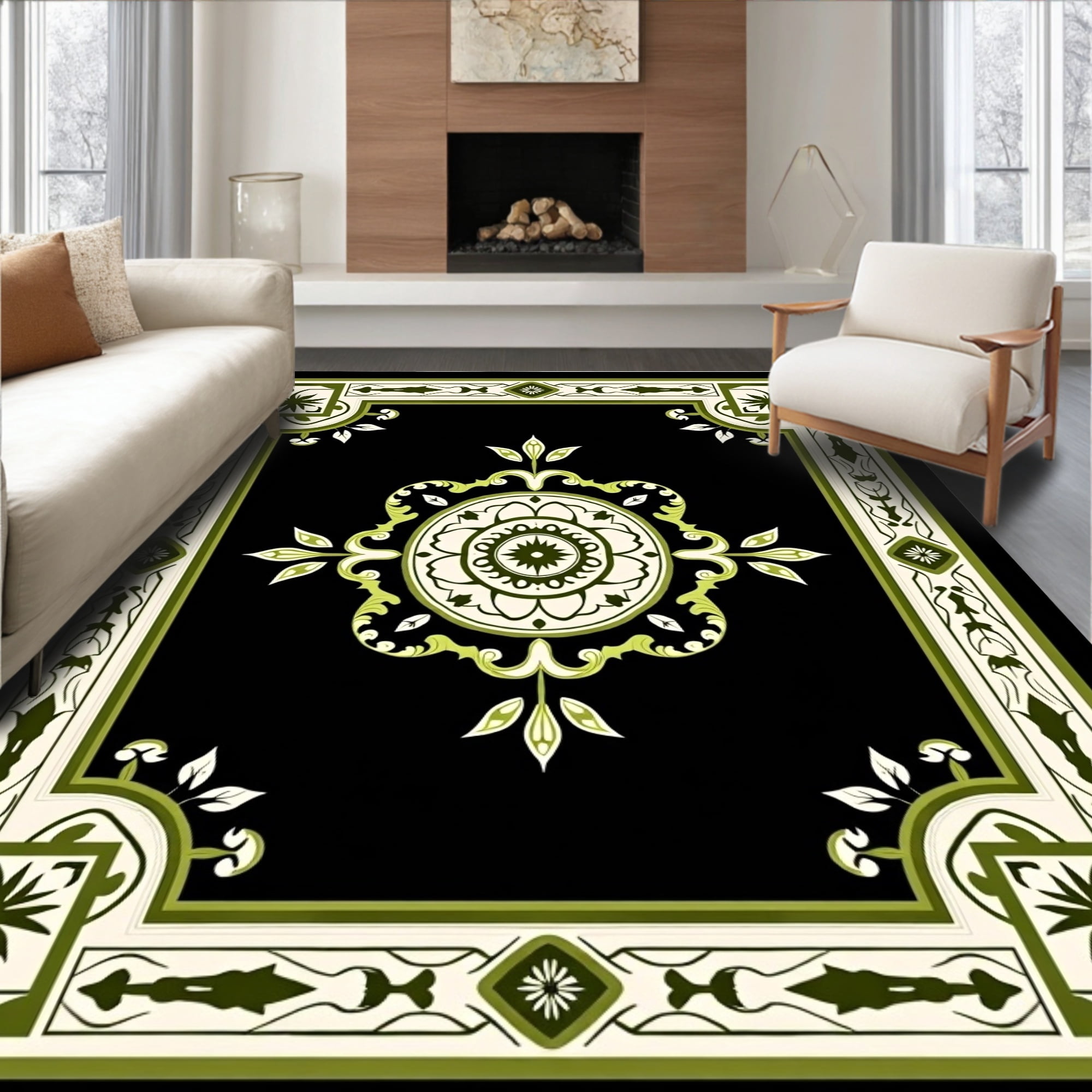 3x5 Machine Washable Rugs