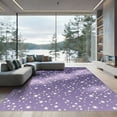 thumbnail image 1 of ODIKA 3'x5' Machine Washable Non-Slip Area Rug, Abstract Purple High Traffic Rug, Purple, 1309708, 1 of 7