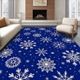 thumbnail image 1 of ODIKA 3'x5' Machine Washable Non-Slip Area Rug, Arctic Seasonal Hearth Embellishment High Traffic Rug with Pad, Blue, 505320, 1 of 8