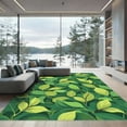 thumbnail image 1 of ODIKA 3'x5' Machine Washable Non-Slip Area Rug, Contemporary Green High Traffic Rug, Green, 1050532, 1 of 7