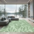 thumbnail image 1 of ODIKA 3'x5' Machine Washable Non-Slip Area Rug, Contemporary Sage Green High Traffic Rug with Pad, Green, 1050517, 1 of 8