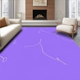 thumbnail image 1 of ODIKA 3'x5' Machine Washable Non-Slip Area Rug, Ethereal Celestial Stargazer Constellation Mystic Dreamscape High Traffic Rug, Purple, 556794, 1 of 7