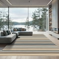 thumbnail image 1 of ODIKA 3'x5' Machine Washable Non-Slip Area Rug, Geometric Beige High Traffic Rug with Pad, Beige, 1063179, 1 of 8