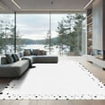 thumbnail image 1 of ODIKA 3x5 Machine Washable Non-Slip Area Rug, Geometric White High Traffic Rug, White, 1051238, 1 of 7