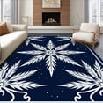 thumbnail image 1 of ODIKA 3'x5' Machine Washable Non-Slip Area Rug, Magical North Pole Enchanted Crystal Wonderment High Traffic Rug, Blue, 607308, 1 of 7
