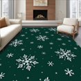 thumbnail image 1 of ODIKA 3'x5' Machine Washable Non-Slip Area Rug, Magical Starlight Seasonal Decoration High Traffic Rug, Green, 731589, 1 of 7