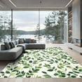 thumbnail image 1 of ODIKA 3'x5' Machine Washable Non-Slip Area Rug, Modern Green High Traffic Rug, Green, 1050759, 1 of 7
