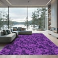 thumbnail image 1 of ODIKA 3'x5' Machine Washable Non-Slip Area Rug, Modern Purple High Traffic Rug with Pad, Purple, 1053535, 1 of 8