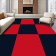 thumbnail image 1 of ODIKA 3'x5' Machine Washable Non-Slip Area Rug, Nordic Winter Festive Scandinavian Hygge Hearth High Traffic Rug with Pad, Red, 508103, 1 of 8