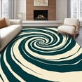 thumbnail image 1 of ODIKA 3'x5' Machine Washable Non-Slip Area Rug, Spiral Galaxy Abstract Design Anti Slip with Swirling High Traffic Rug, Multi, 492248, 1 of 7